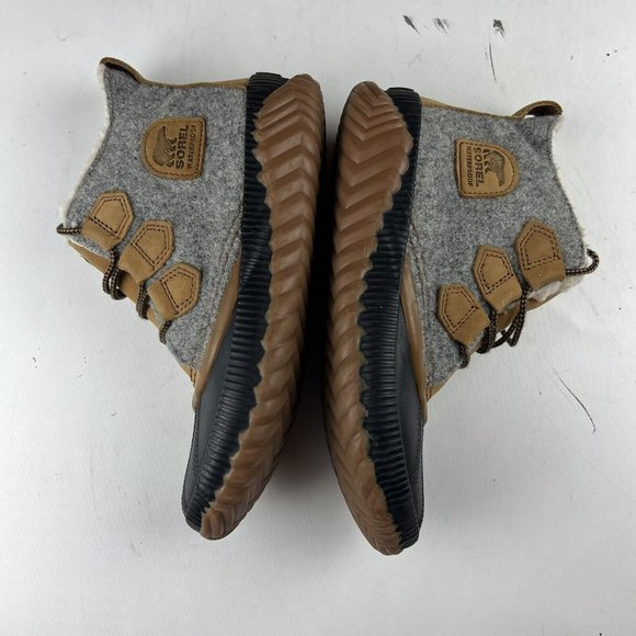 Sorel Women's Gray and Brown Boots - Picture 5 of 9